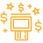 InComm – Graphic of a point-of-sale system surrounded by dollar signs and stars.