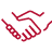InComm – Graphic of a handshake.