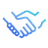InComm – Graphic of a handshake.